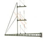 N Rohrausleger über 3 Gleise