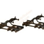 HO Prellbock geschwungen