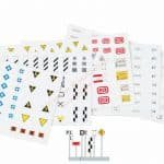 N Eisenbahn-Signaltafeln