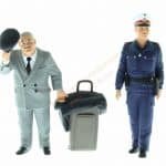 LGB Reisender. Polizistin