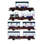 HO Set Niederbordwagen DR