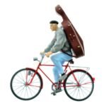 LGB Student auf Fahrrad