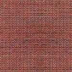 HO Mauerplatte Klinker rot
