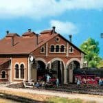 N Lokschuppen, dreiständig