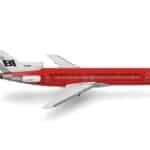 1:500 B727-200  Solid Red