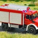 HO Unimog Feuerwehr beleuchte