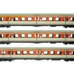 HO 3er Set S-Bahn Wagen DBAG