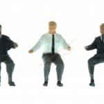 HO Busfahrer hinterm Lenkrad