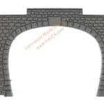 HO Tunnel-Portal 2-gleisig