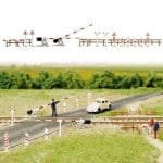 HO Bahnübergang Nebenstrecke