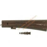 HO schlanke Weiche rechts