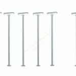 HO LED Bahnsteigleuchte 5+1