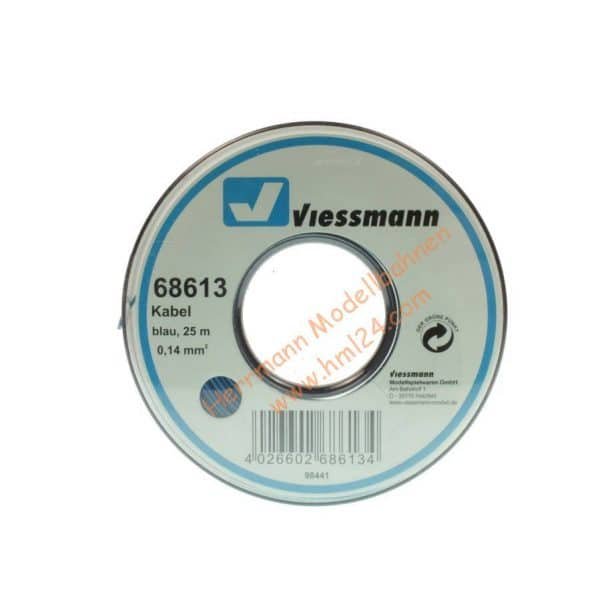 25m Kabel blau