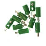 10 Stecker grün