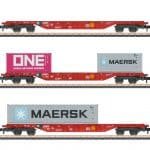 Z Set Containertragwagen DBAG