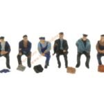 Z Sitzende Industriearbeiter