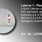 HO/TT 2 Laternen beleuchtet