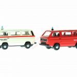N Set VW T3 Polizei Feuerwehr