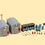 HO Wellblechschuppen Öllager