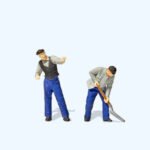 HO Lokführer und Heizer RhB