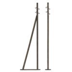 TT Freileitung 2 Holzmasten